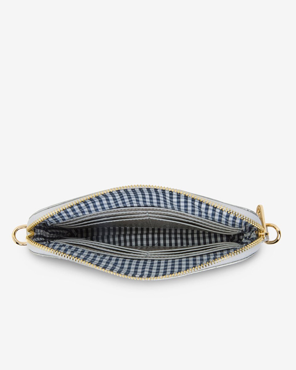 Bowery Crossbody - Silver Crinkle - Stanleyandstone