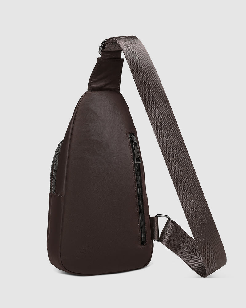 Boyd Sling Bag - Beige Handbag Louenhide