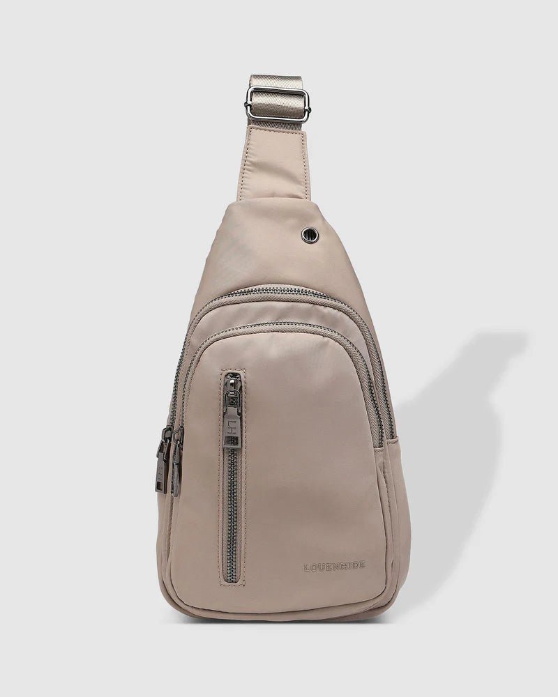 Boyd Sling Bag - Beige Handbag Louenhide