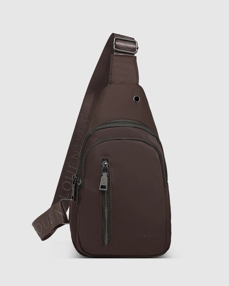 Boyd Sling Bag - Beige Handbag Louenhide
