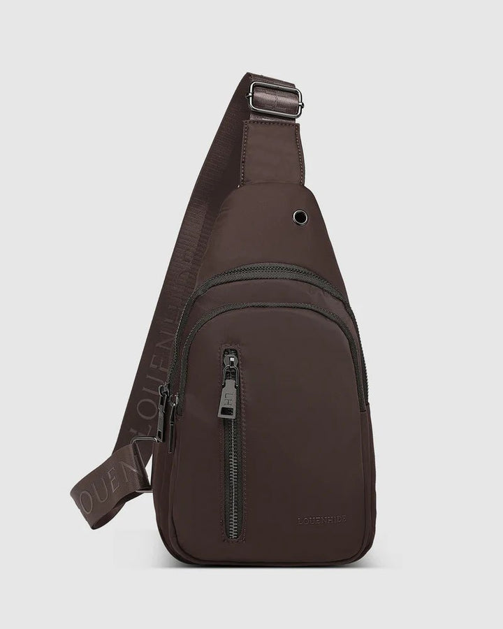 Boyd Sling Bag - Beige Handbag Louenhide