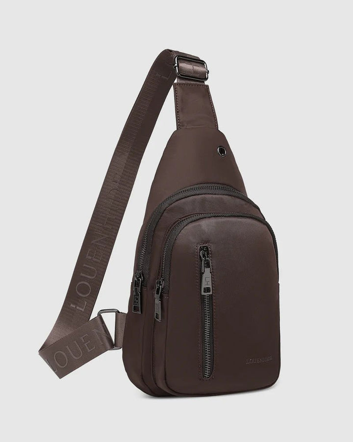 Boyd Sling Bag - Beige Handbag Louenhide