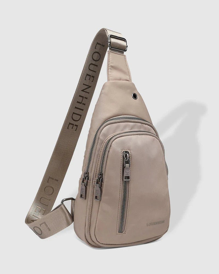 Boyd Sling Bag - Beige Handbag Louenhide