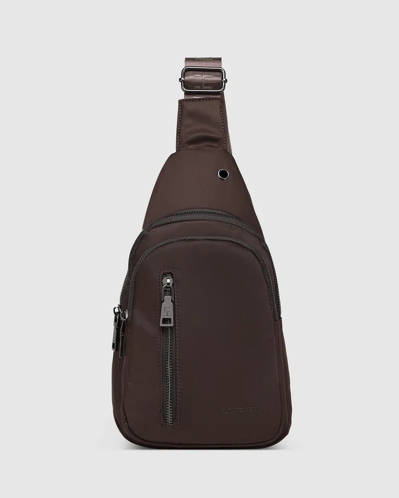 Boyd Sling Bag - Beige Handbag Louenhide