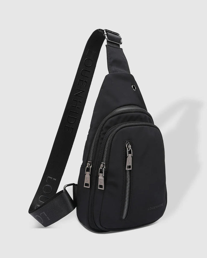 Boyd Sling Bag - Black Handbag Louenhide