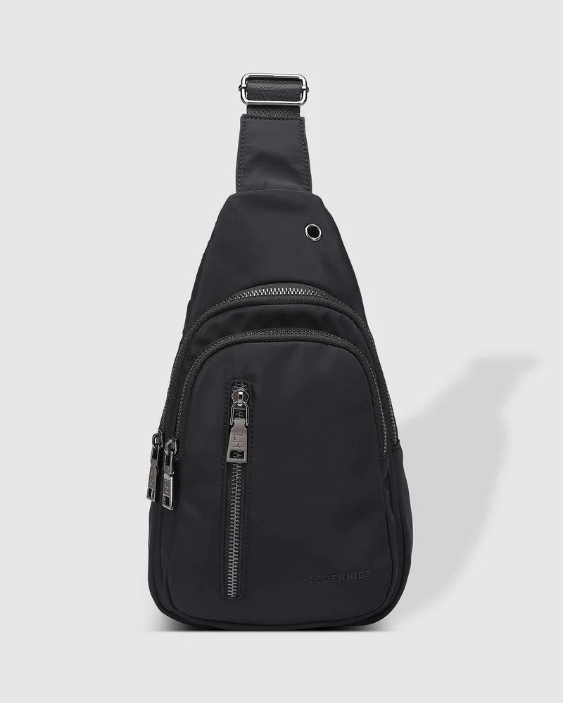Boyd Sling Bag - Black Handbag Louenhide