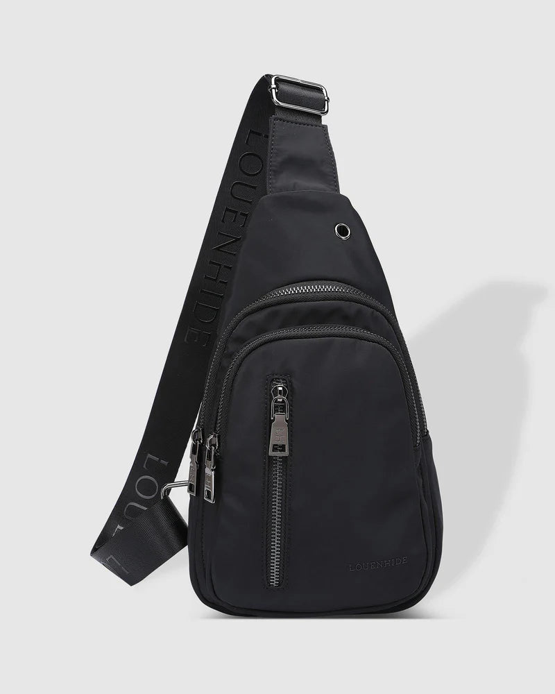 Boyd Sling Bag - Black Handbag Louenhide