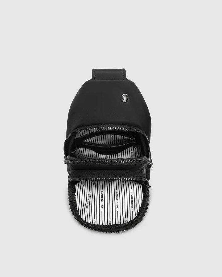 Boyd Sling Bag - Black Handbag Louenhide