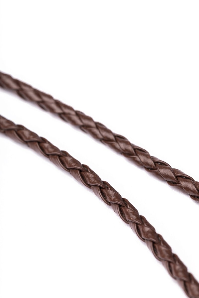 BRAIDED LEATHER SUNGLASSES CHAIN - Stanleyandstone