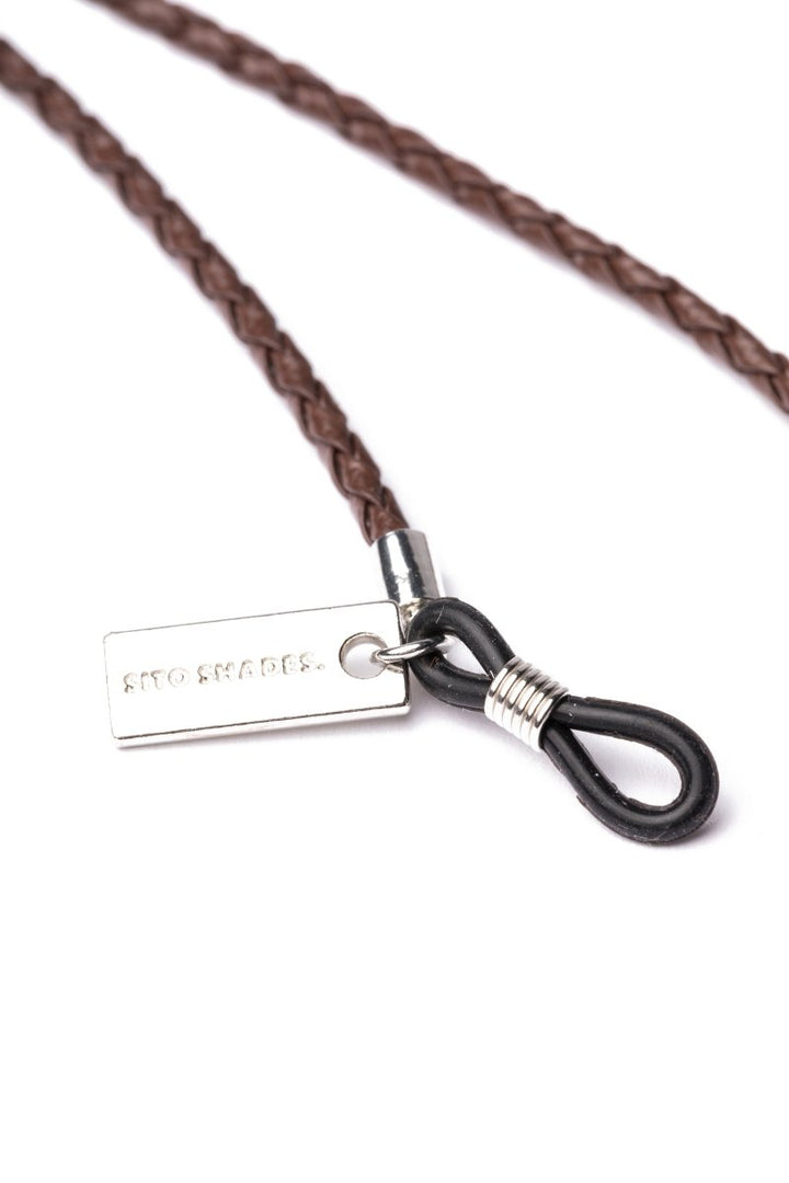 BRAIDED LEATHER SUNGLASSES CHAIN - Stanleyandstone