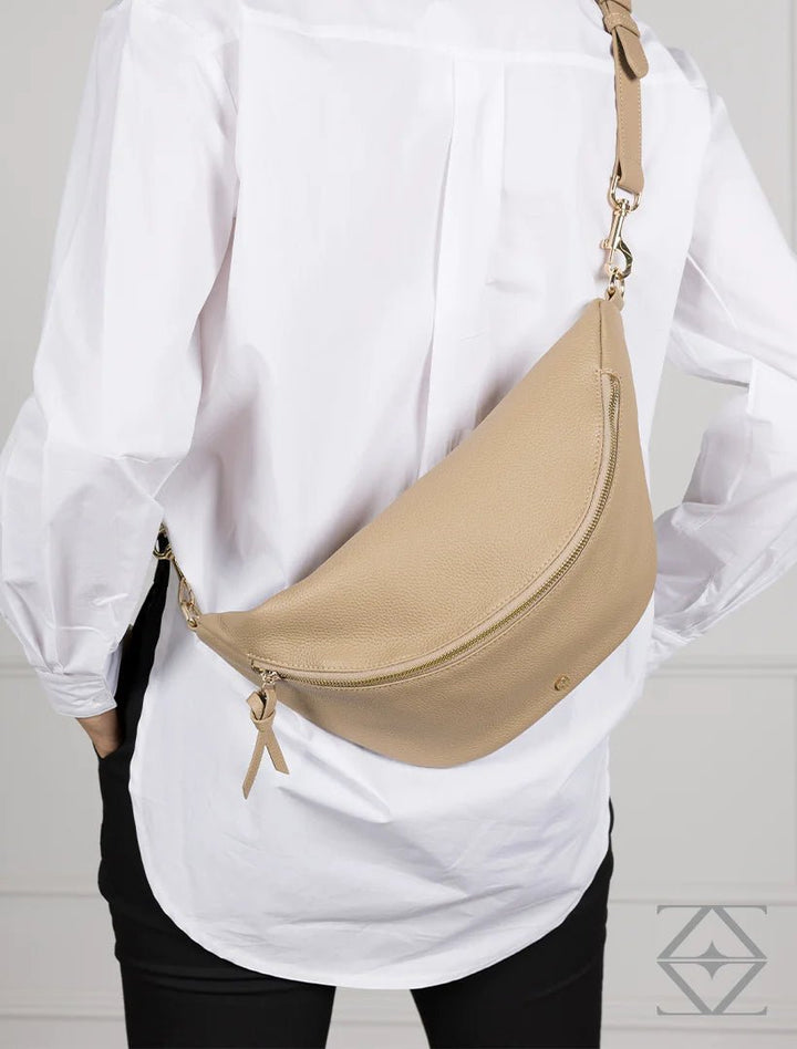 Brandi Sling Back Bag Hazelnut Accessories zjoosh