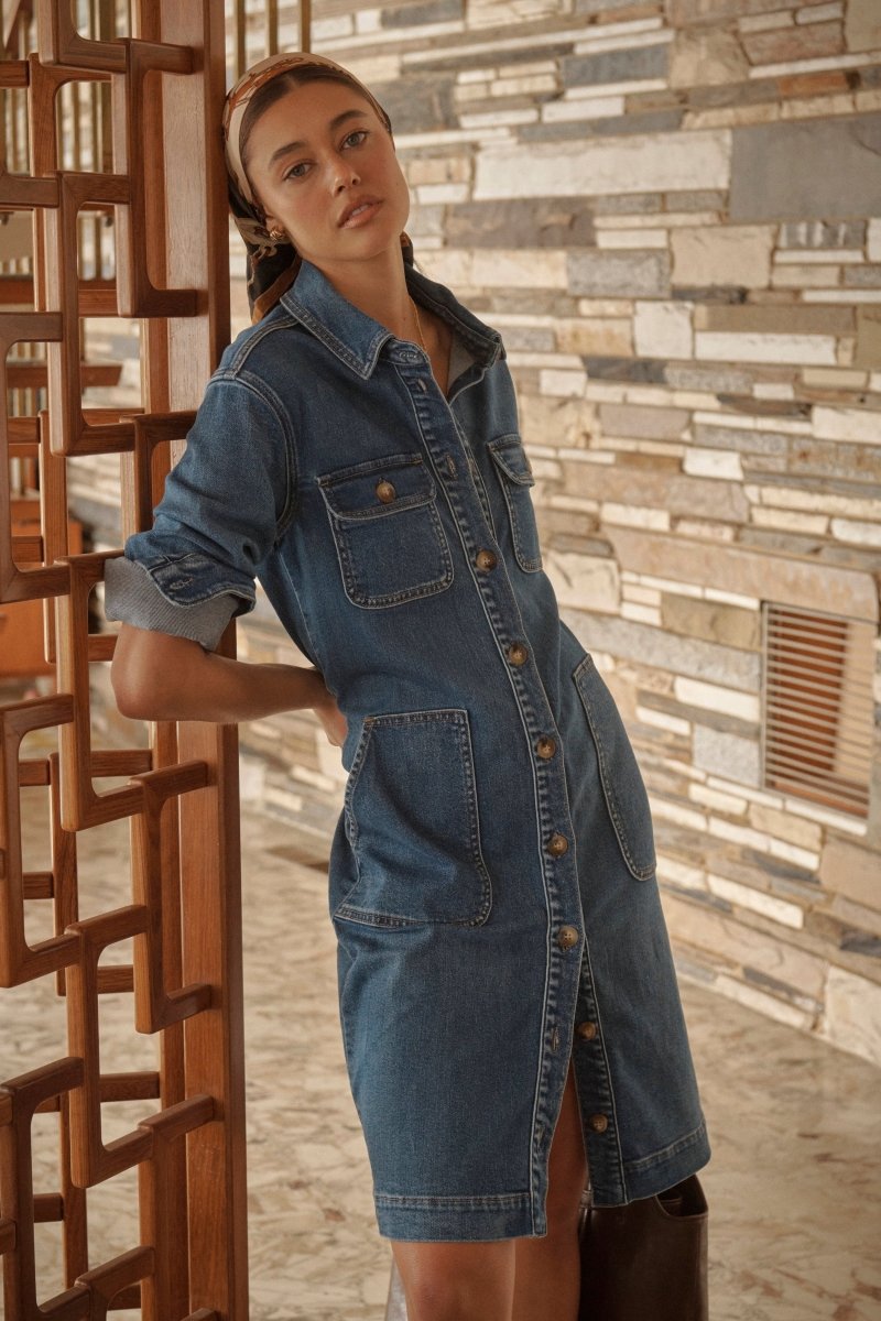 Brandy Dress - Dakota Wash Kireina Australia