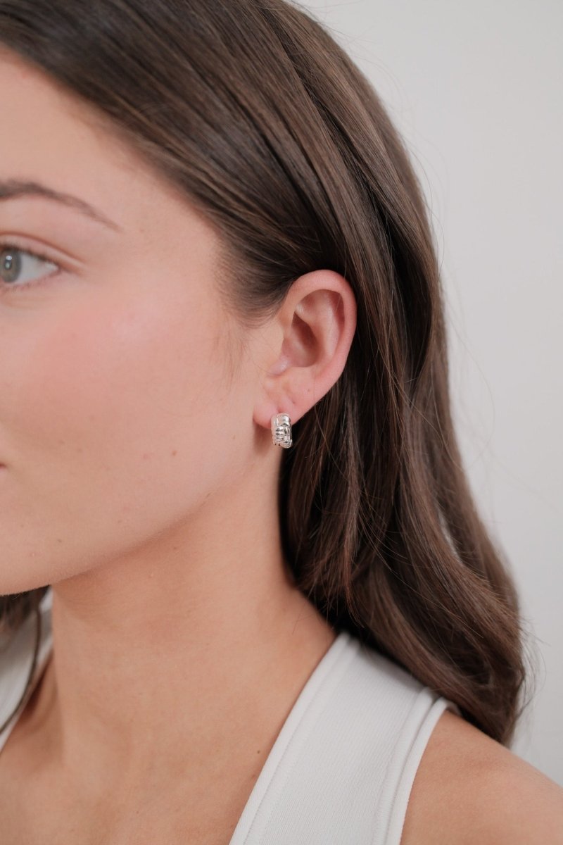 Brielle Huggie Earrings Zafino Jewellery