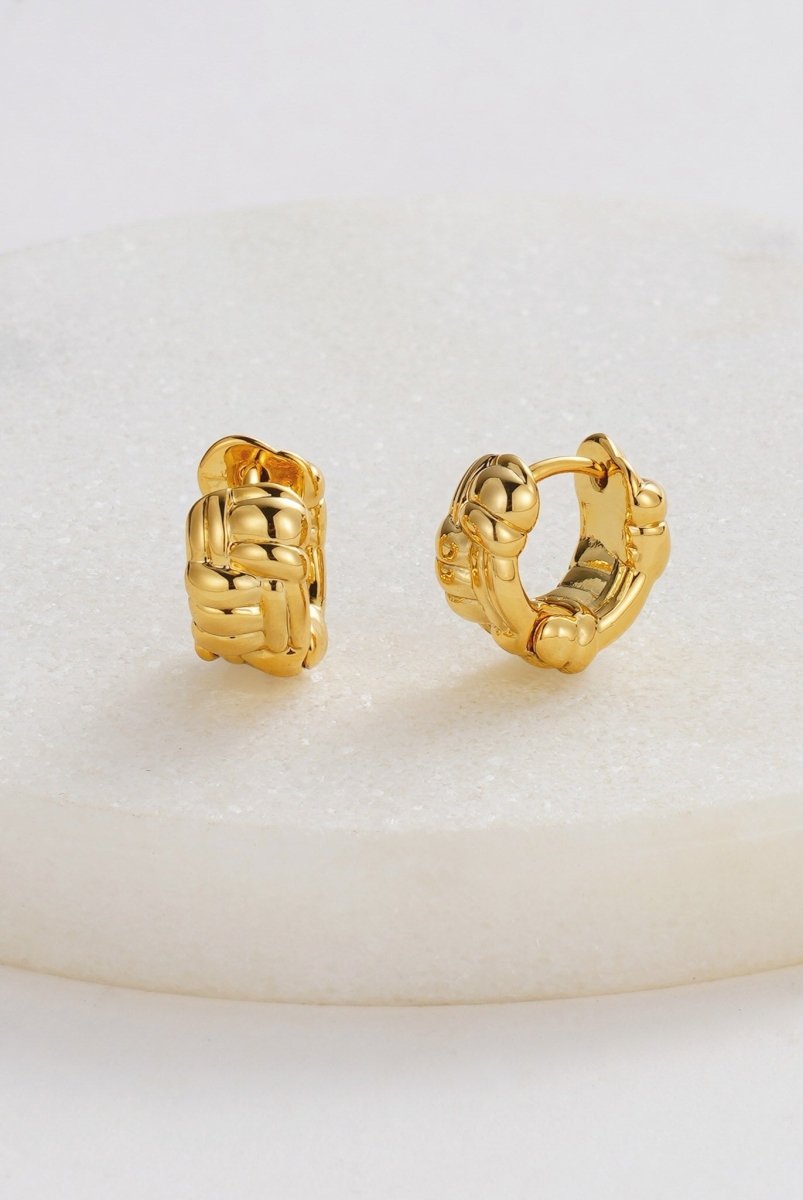 Brielle Huggie Earrings Zafino Jewellery