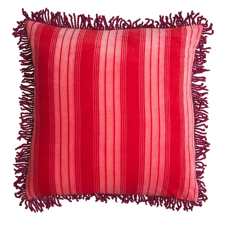 Brigitte Velvet Cushion - Cosmo Pink Feather Insert cushion Sage & Clare