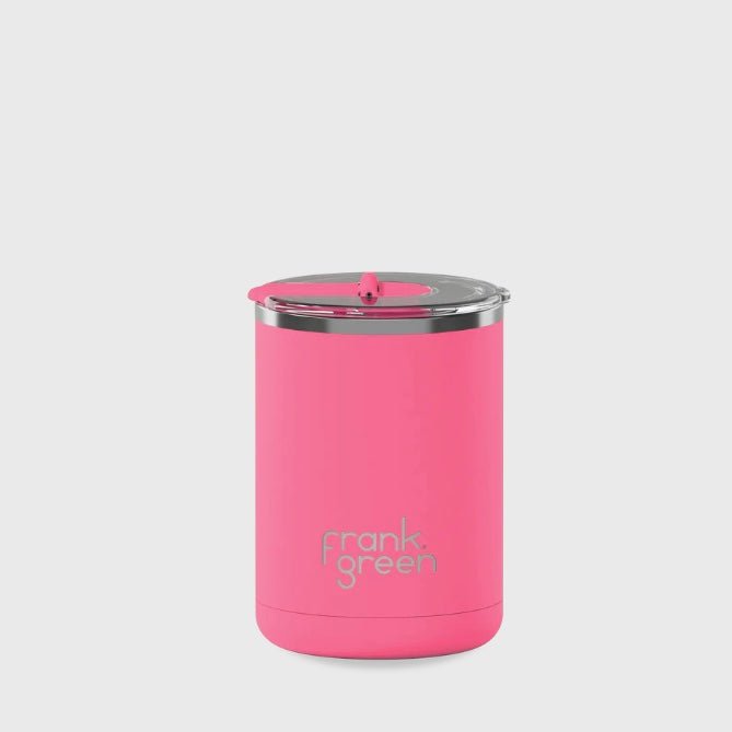 Bubblegum Blast 12Oz Ceramic Coffee Cup with Hinged Lid - LIMITED EDITION coffee cup Frank Green