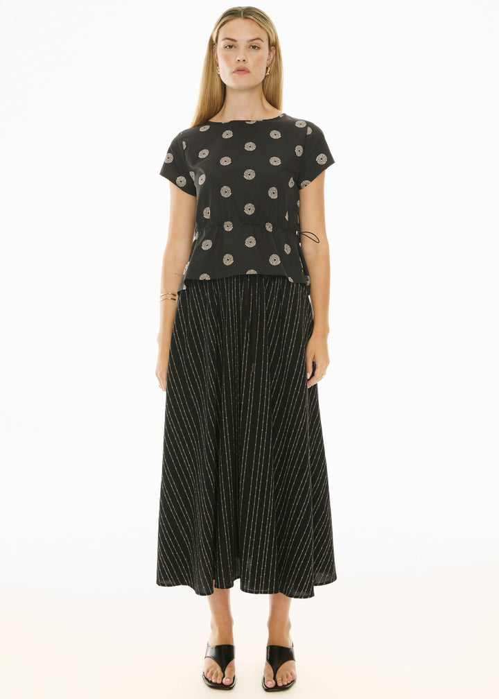 Buoy Reversible Top - Black / Pebble - Stanleyandstone