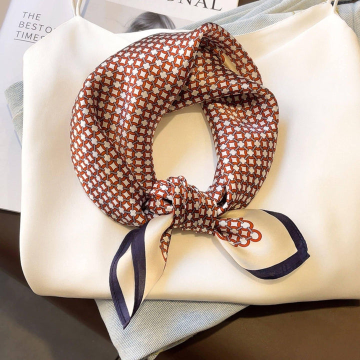 Blue Polka Dot 100% mulberry Silk Scarf accessories Stanleyandstone