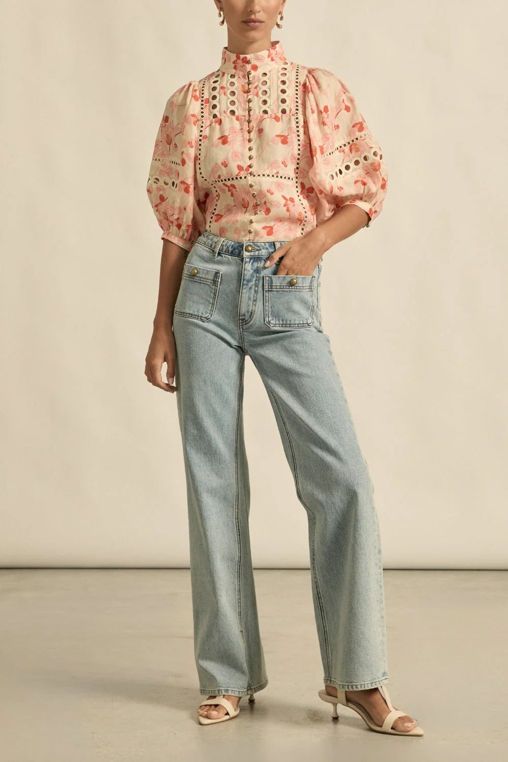 cabaret top - cherry Tulip - Stanleyandstone