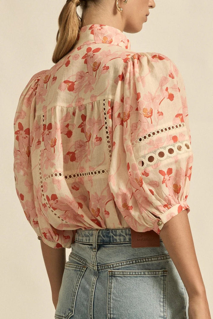 cabaret top - cherry Tulip - Stanleyandstone