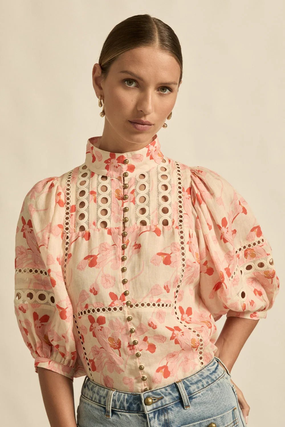 cabaret top - cherry Tulip - Stanleyandstone