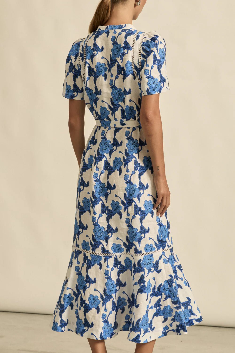 Cable Dress - Azure Bouquet Dresses Zoe Kratzmann