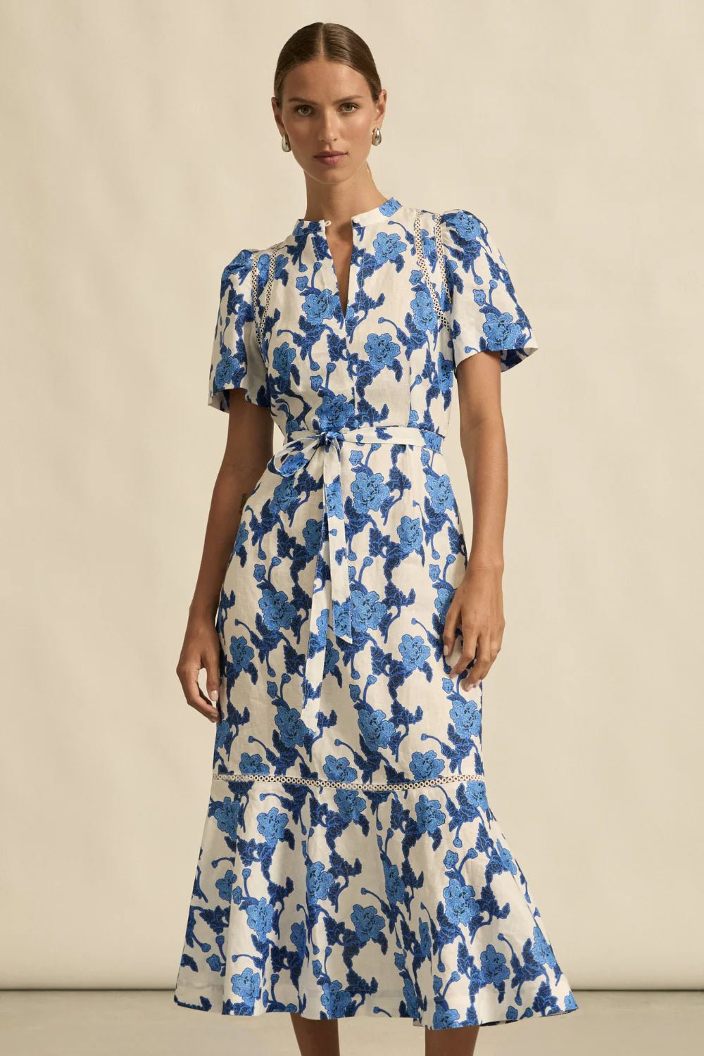 Cable Dress - Azure Bouquet Dresses Zoe Kratzmann