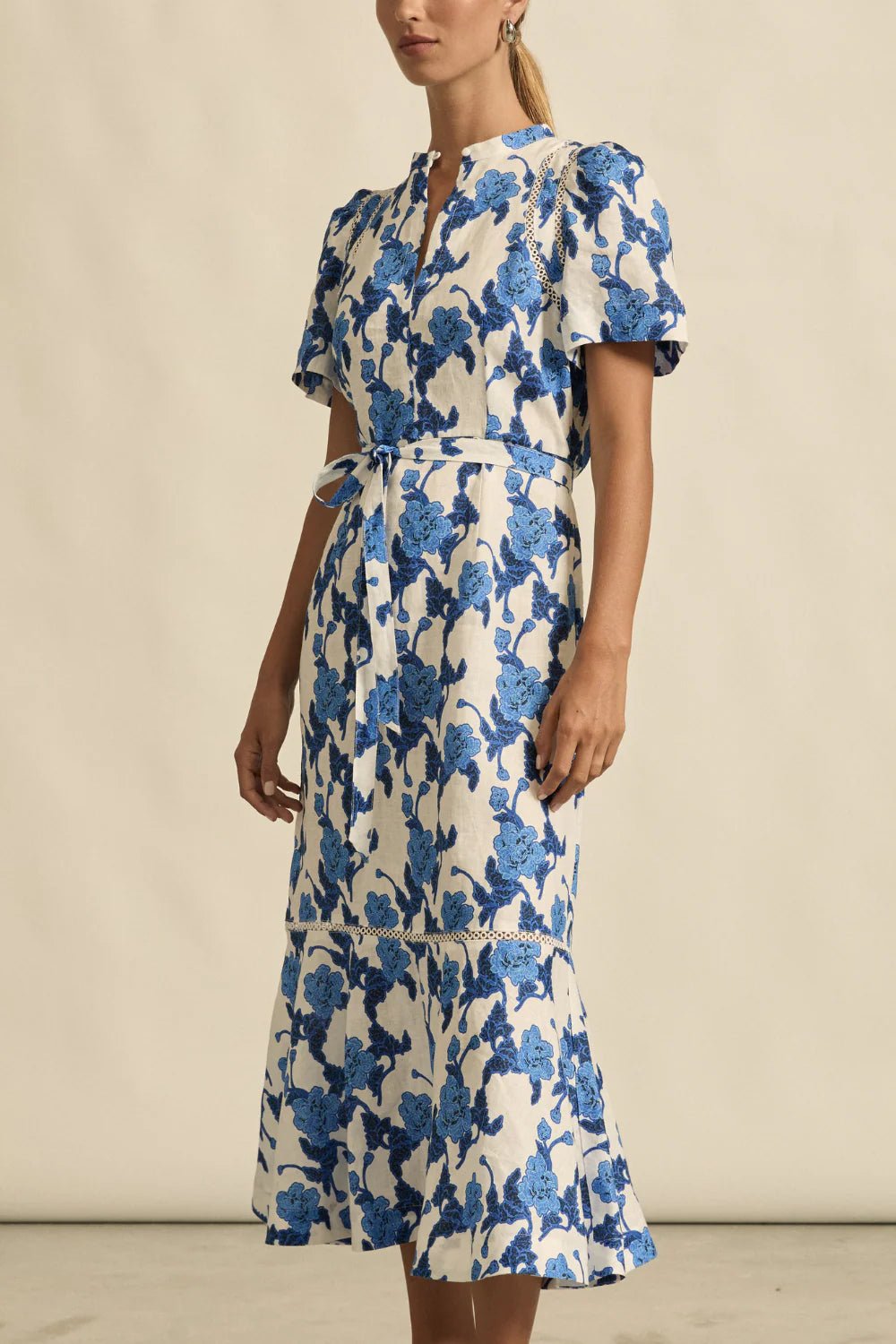 Cable Dress - Azure Bouquet Dresses Zoe Kratzmann