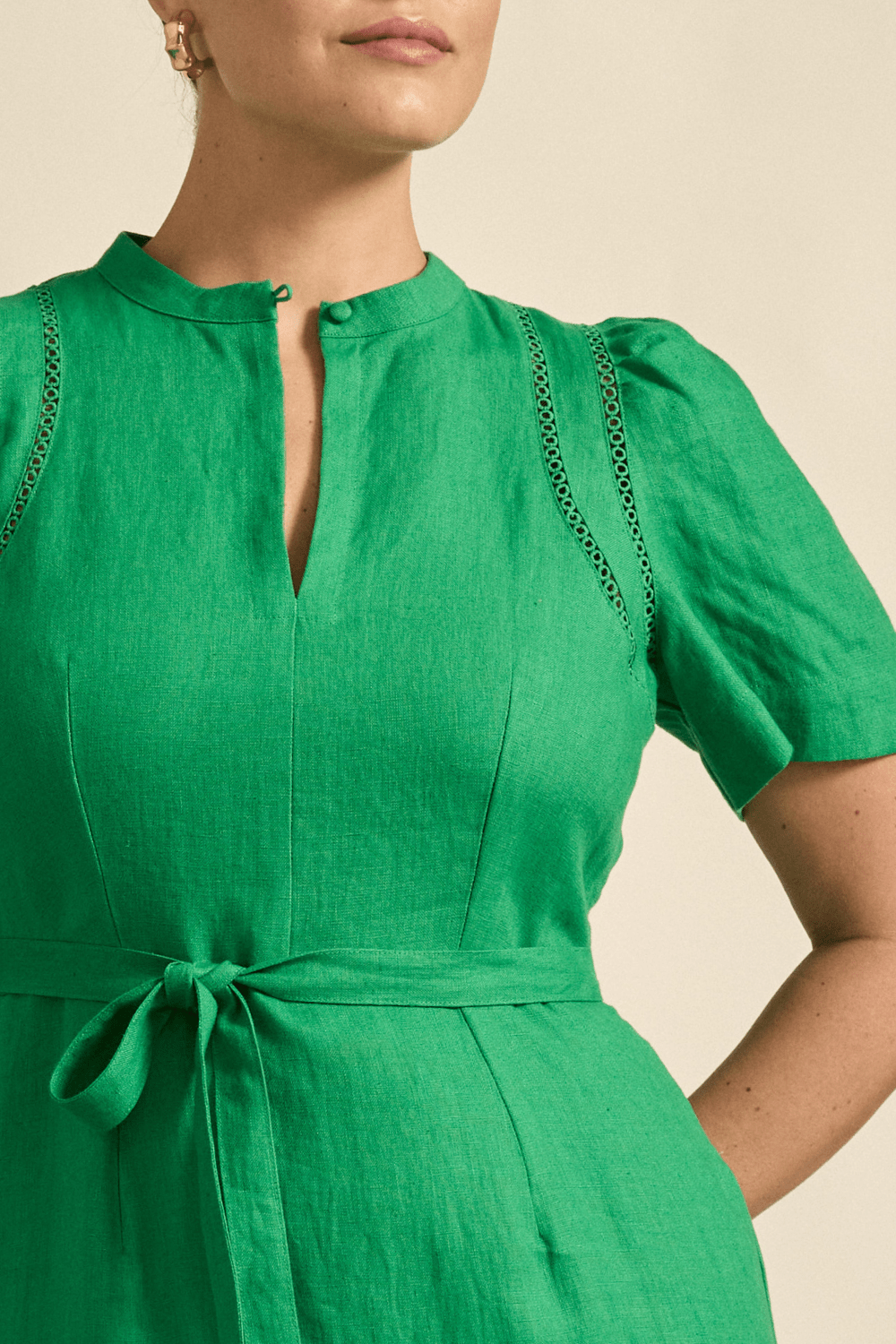 cable dress - parrot - Stanleyandstone
