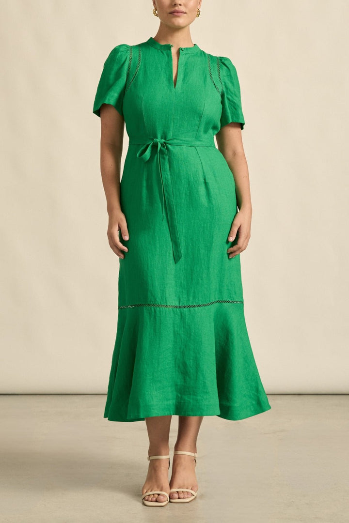 cable dress - parrot Dress Zoe Kratzmann