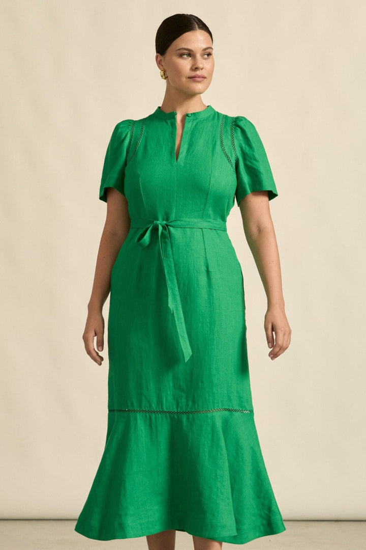 cable dress - parrot Dress Zoe Kratzmann