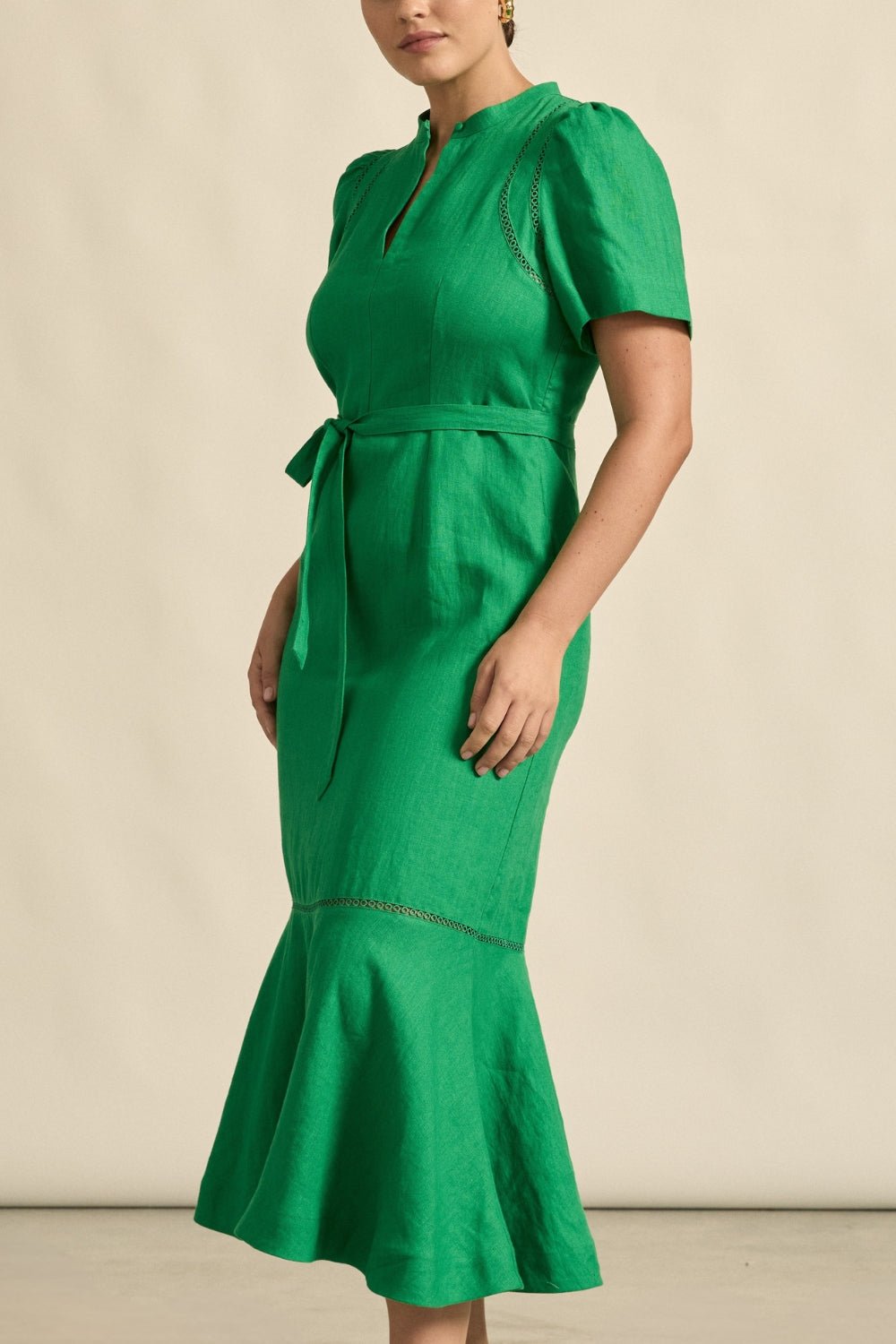 cable dress - parrot - Stanleyandstone