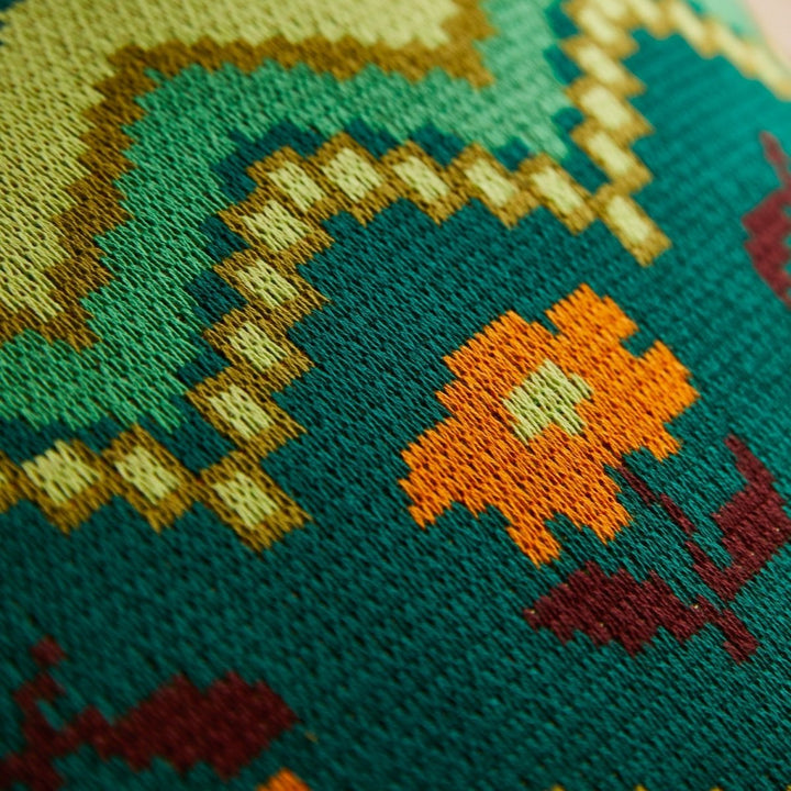 Calina Knit Cushion - Verdant Sage &amp; Clare