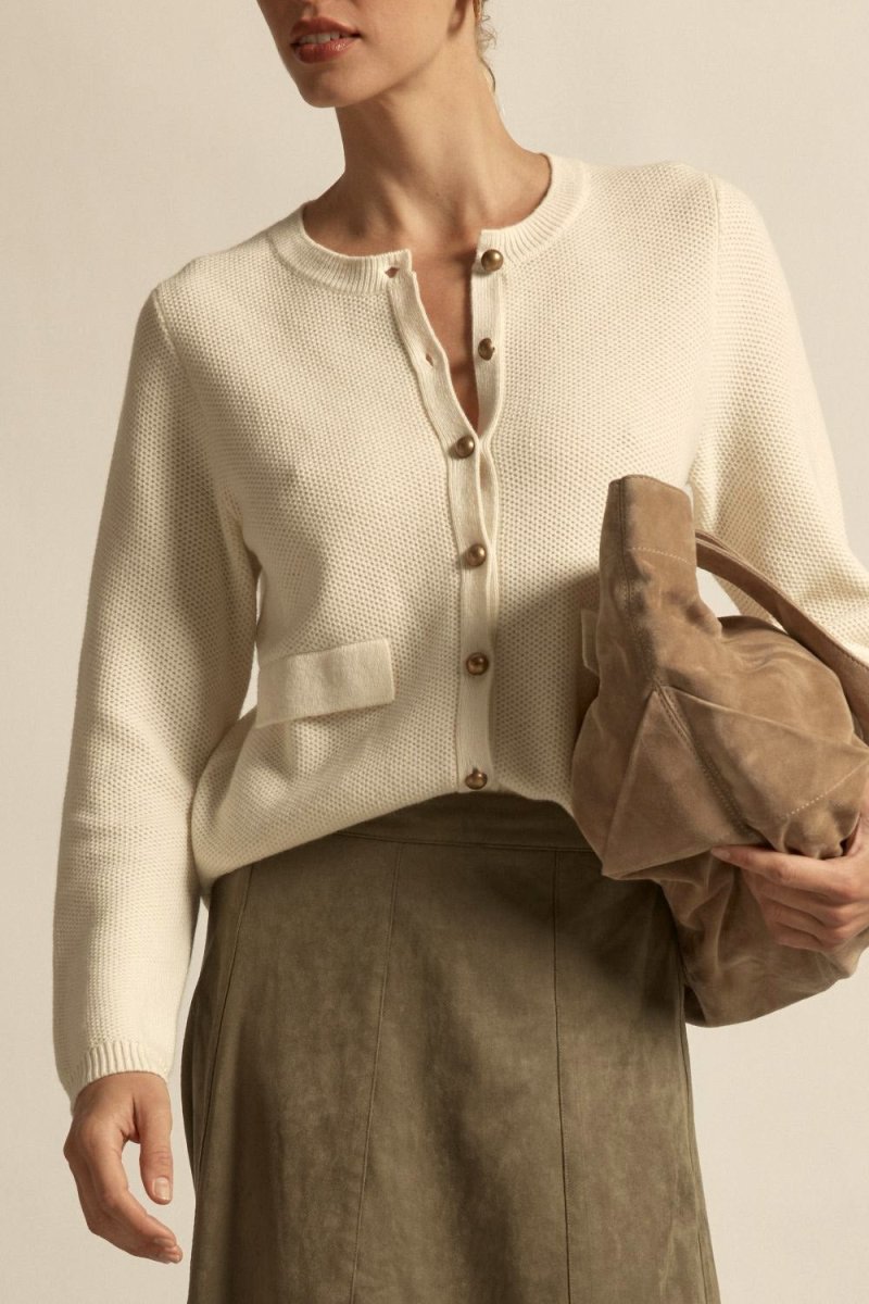 camber knit - alabaster knit Zoe Kratzmann