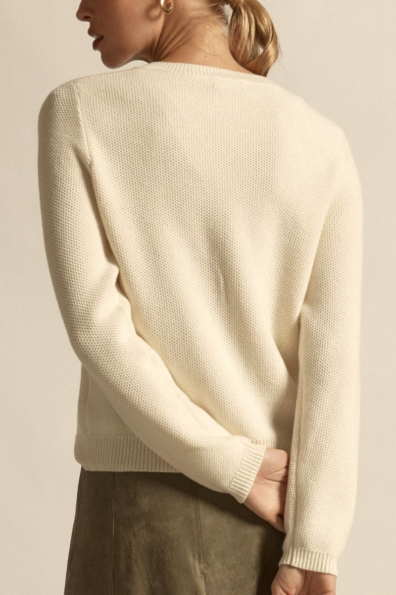 camber knit - alabaster knit Zoe Kratzmann