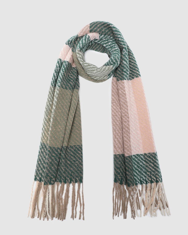 Cambridge Scarf - Forest Green scarf Louenhide