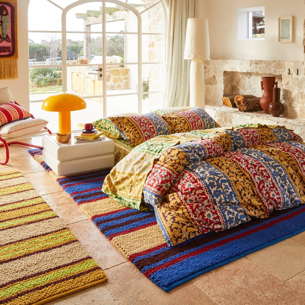 Capi Knot Rug - Azure Sage & Clare