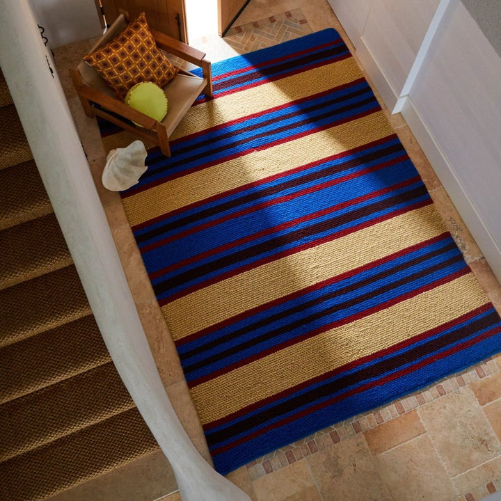 Capi Knot Rug - Azure Sage &amp; Clare