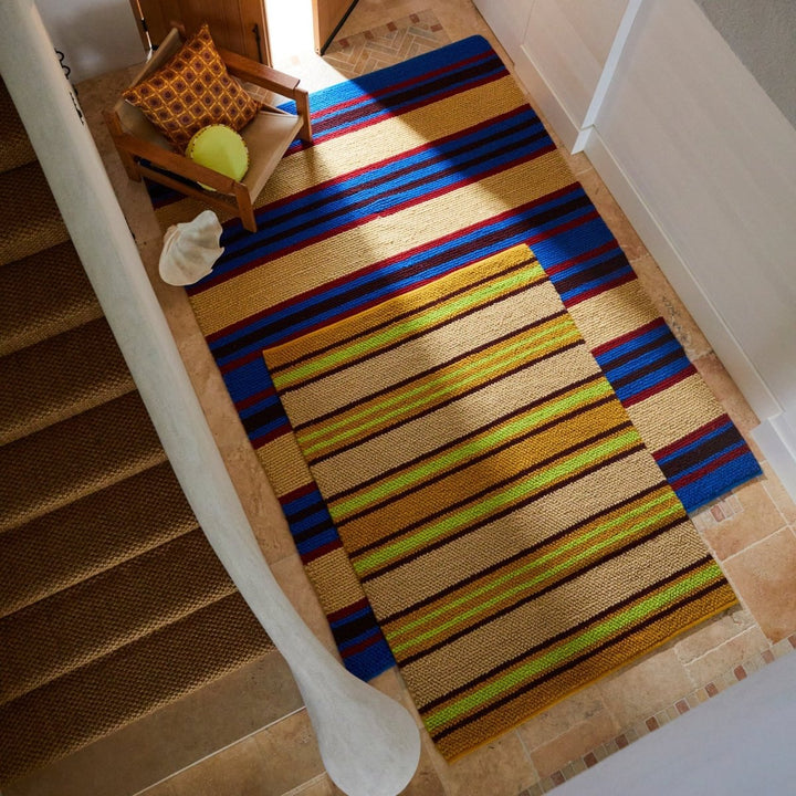 Capi Knot Rug - Azure Sage &amp; Clare