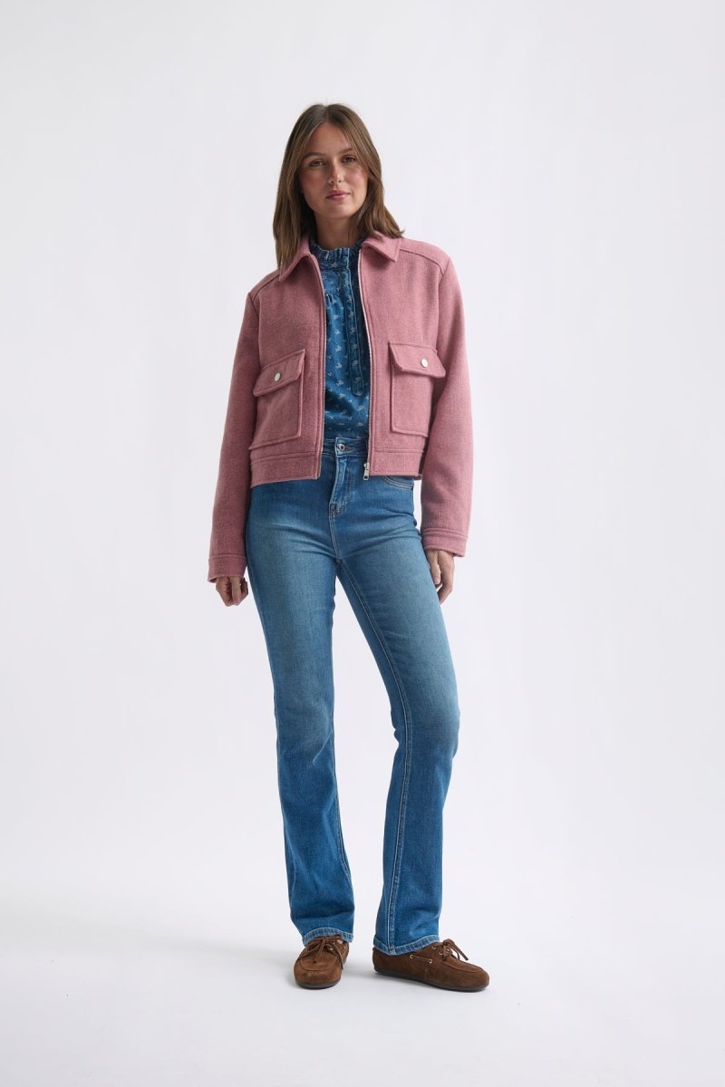 Carla Jacket - Musk Pink jacket Kireina Australia
