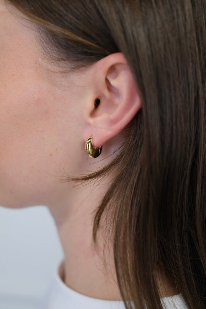 Carrie Hoop - Gold Zafino