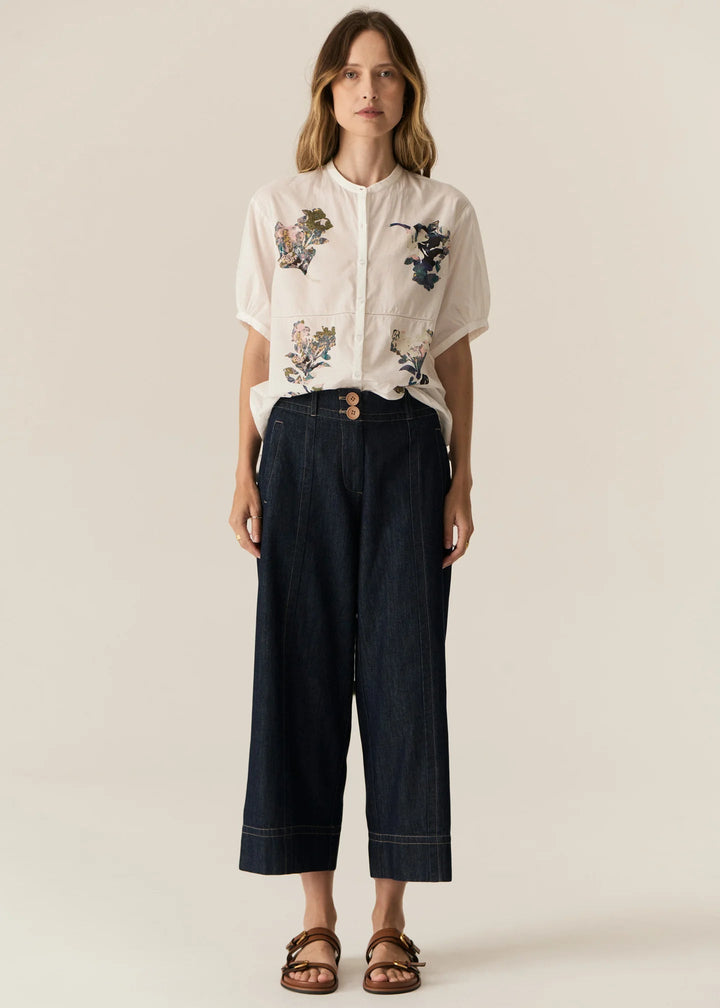 Carsen Crop Pant - Dark Wash Pants POL