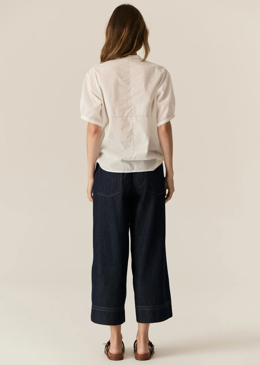 Carsen Crop Pant - Dark Wash Pants POL