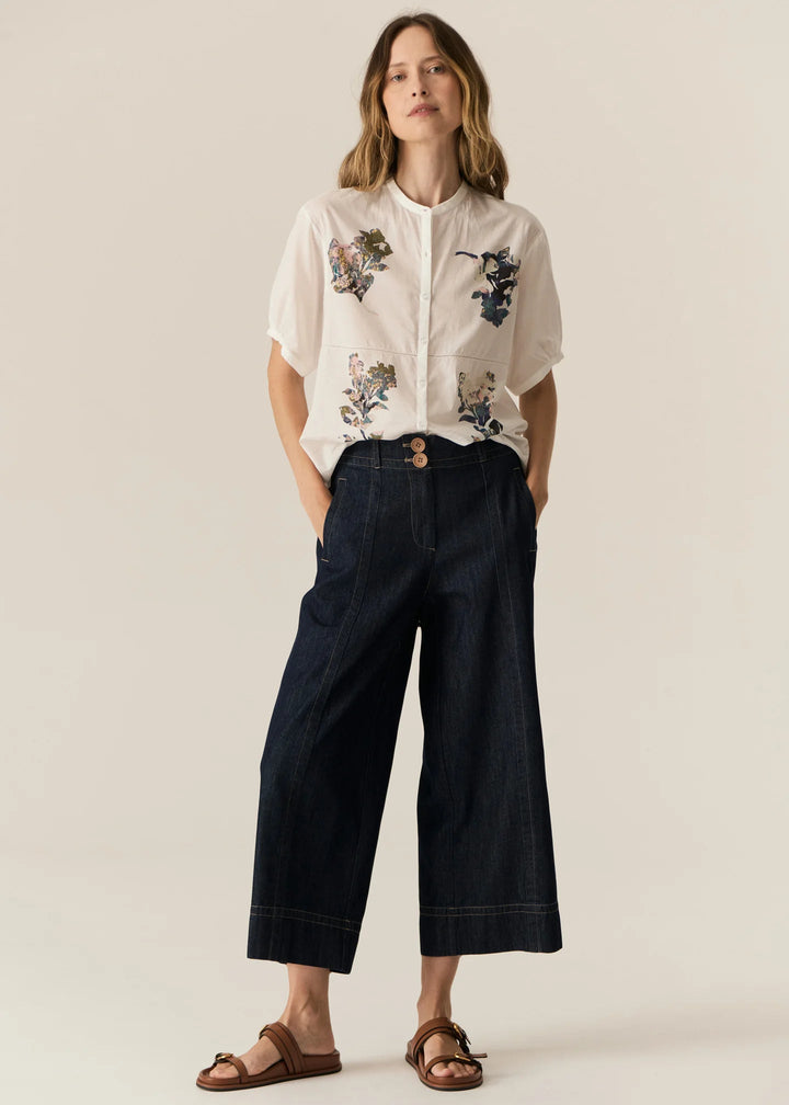 Carsen Crop Pant - Dark Wash Pants POL