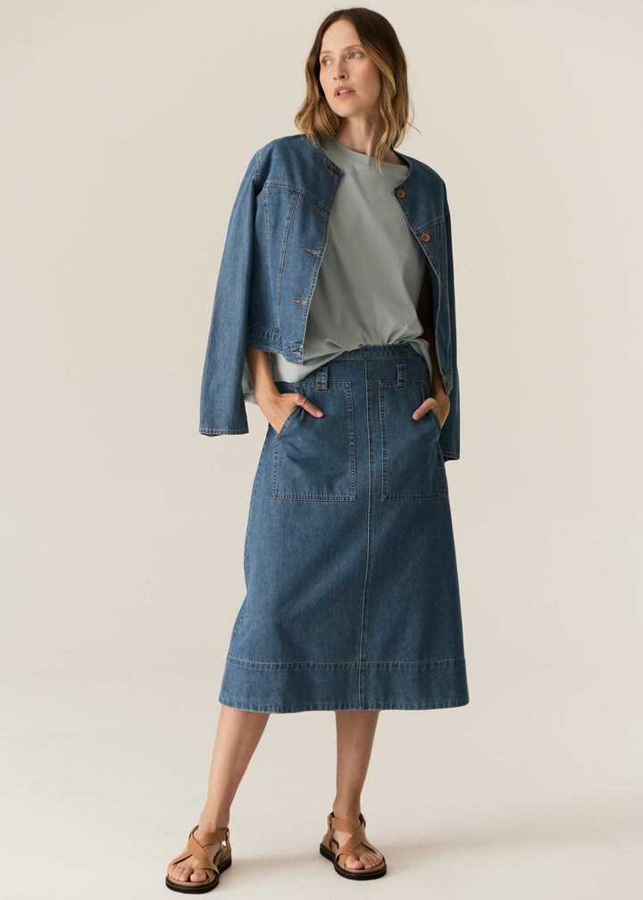 Carsen Denim Jacket - Light Wash POL
