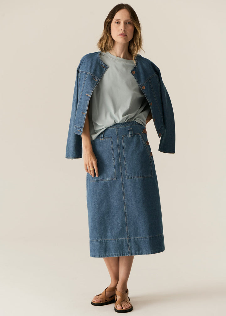 Carsen Denim Jacket - Light Wash POL