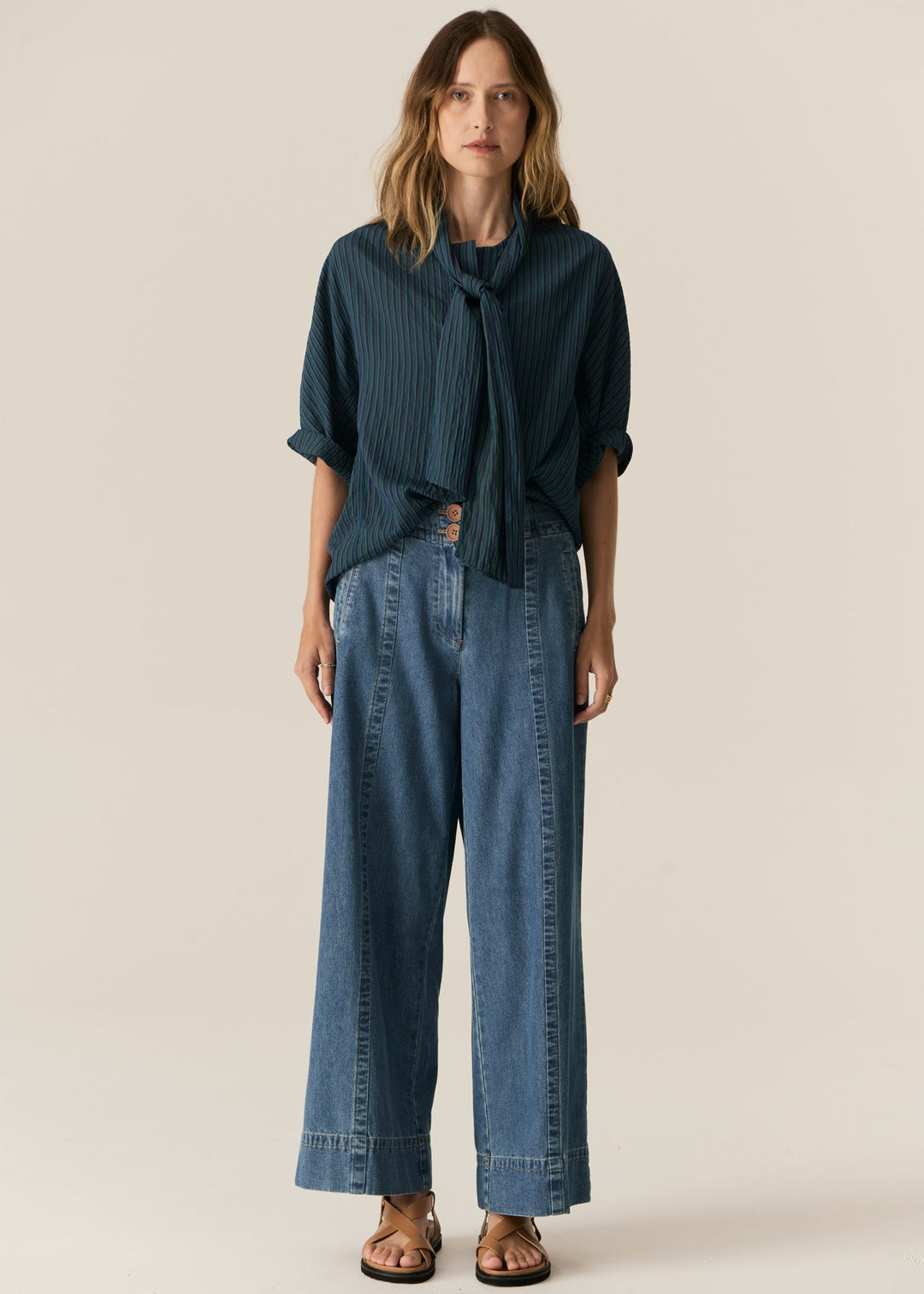 Carsen Full Length Pant - Light Wash POL