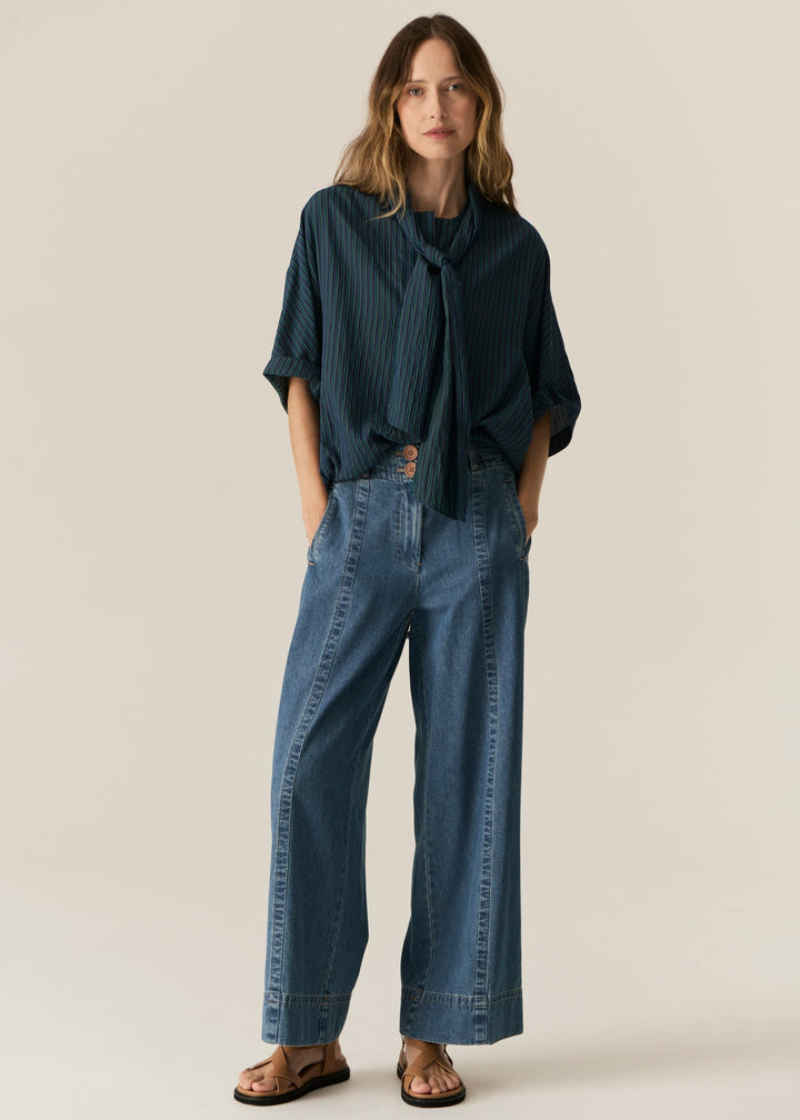 Carsen Full Length Pant - Light Wash POL