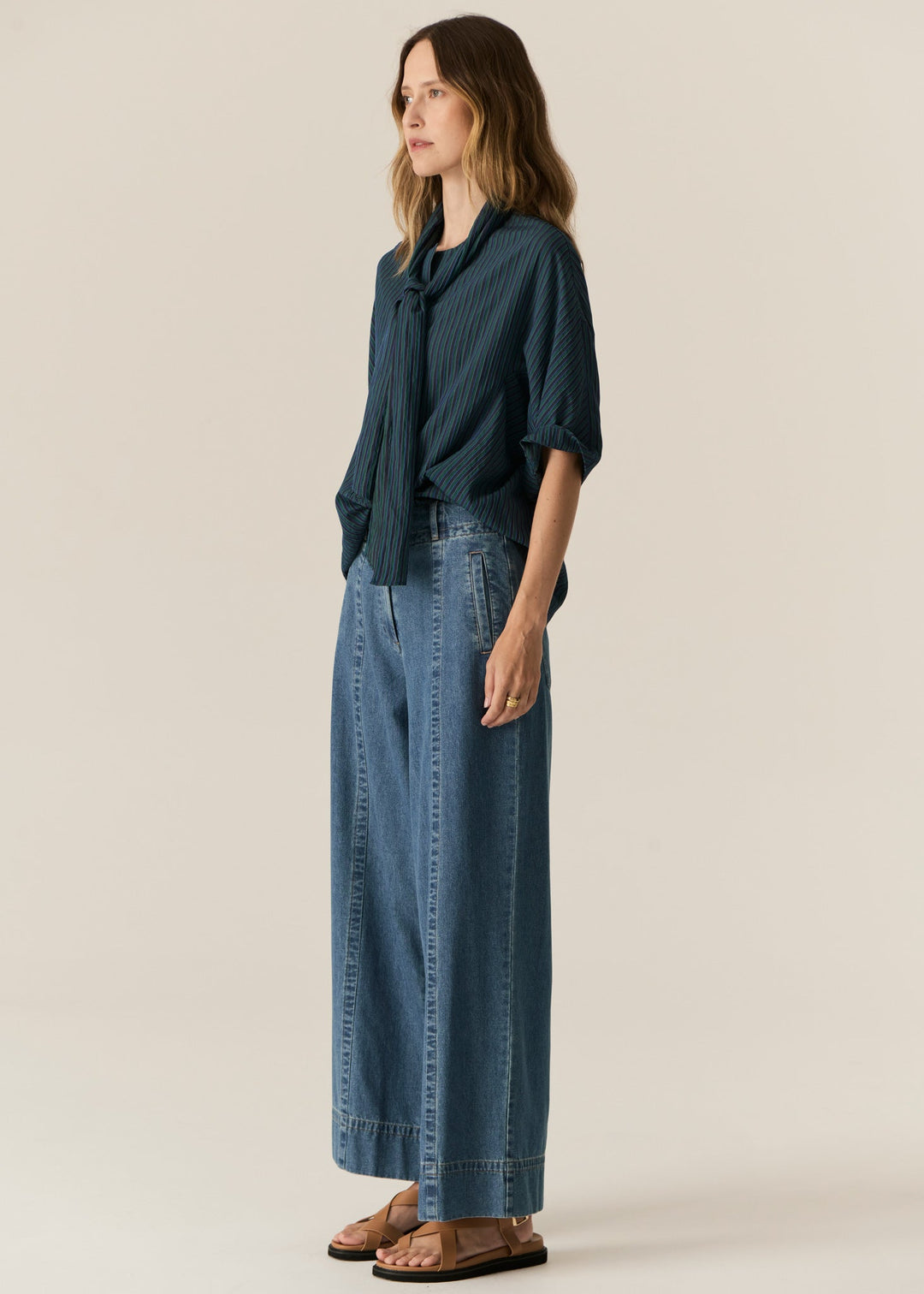 Carsen Full Length Pant - Light Wash POL