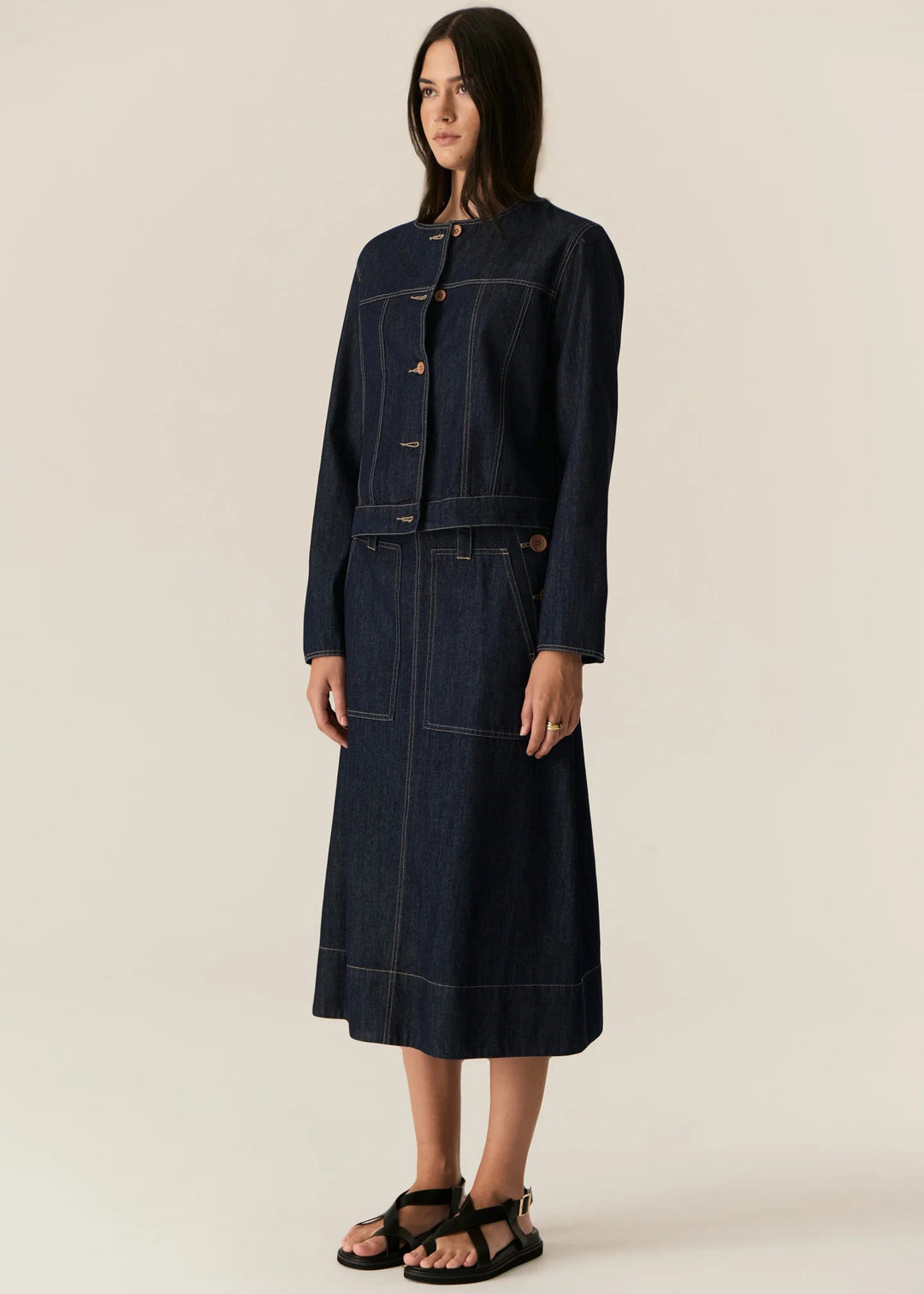 Carsen Jacket - Dark Wash Coats & Jackets POL